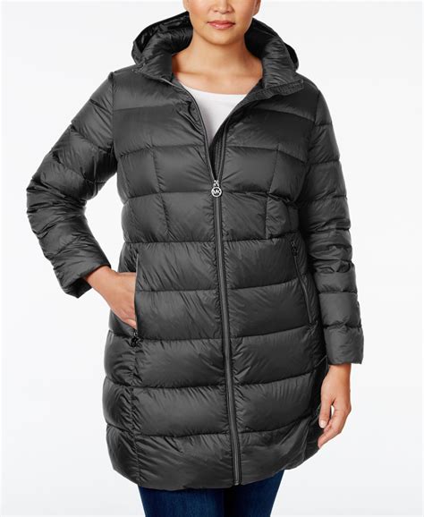 michael kors winter jackets womens xxl|Michael Kors jacket women overcoat.